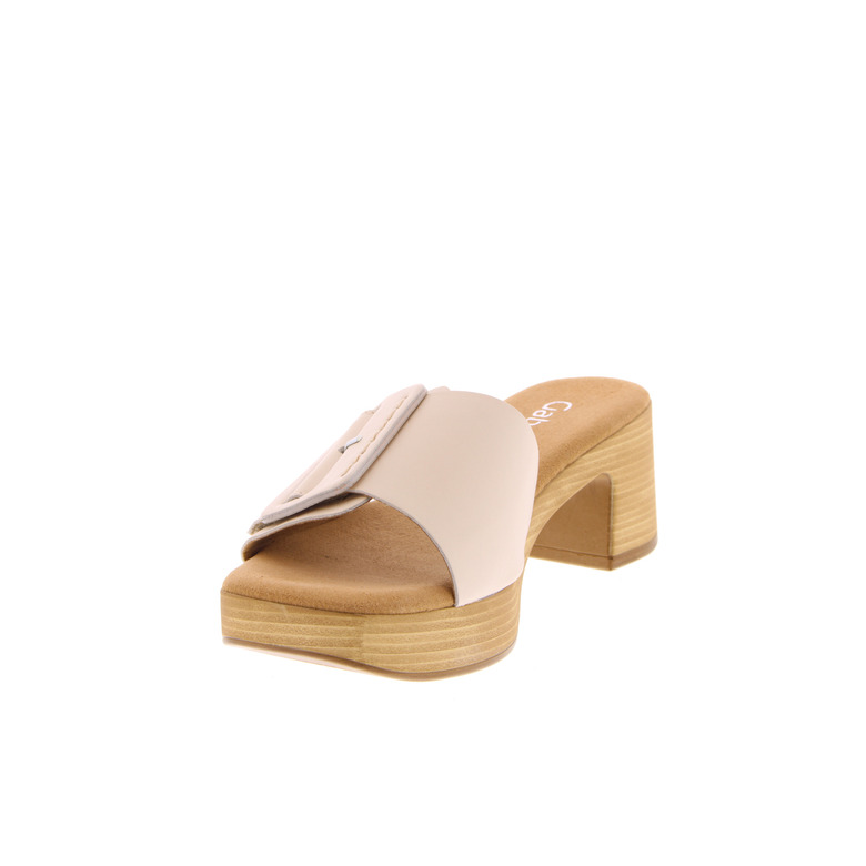 Gabor thong slippers ecru 3