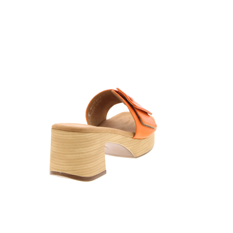 Gabor thong slippers orange 4