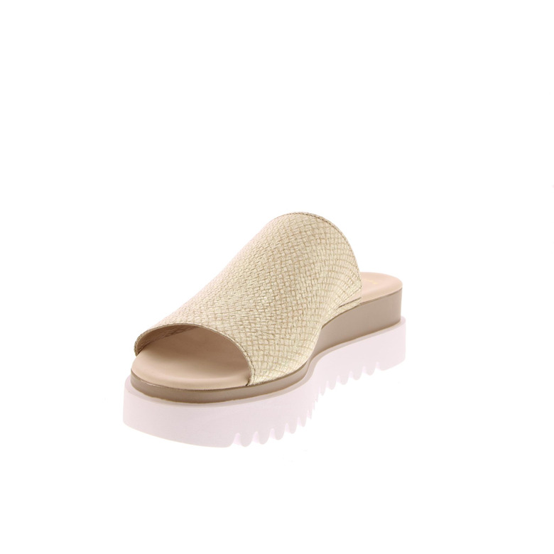 Gabor thong slippers gold 3