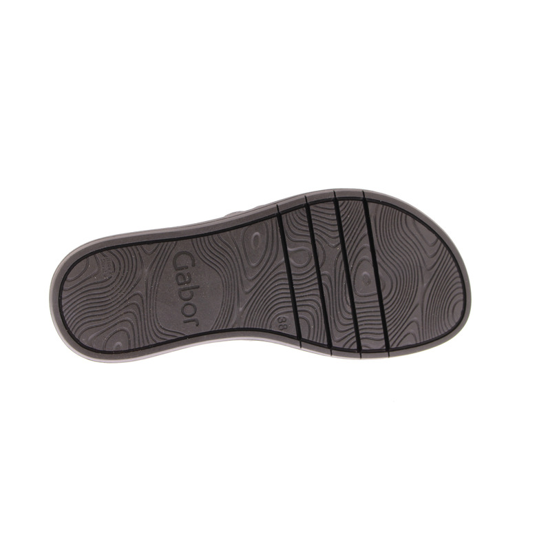 Gabor thong slippers black 5