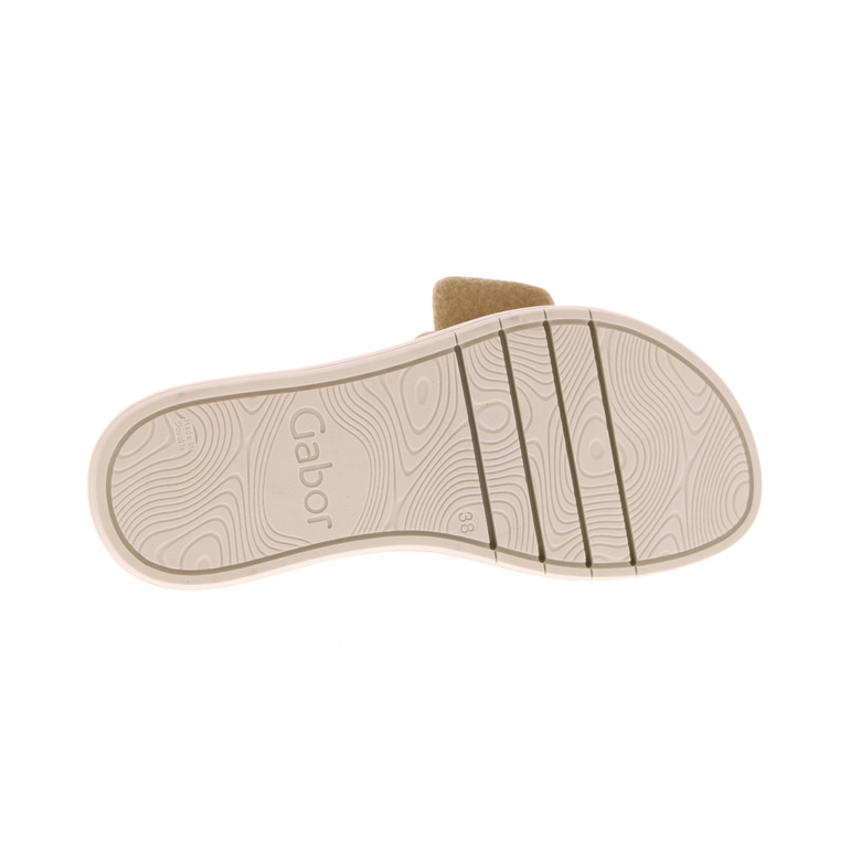 Gabor thong slippers ecru 5
