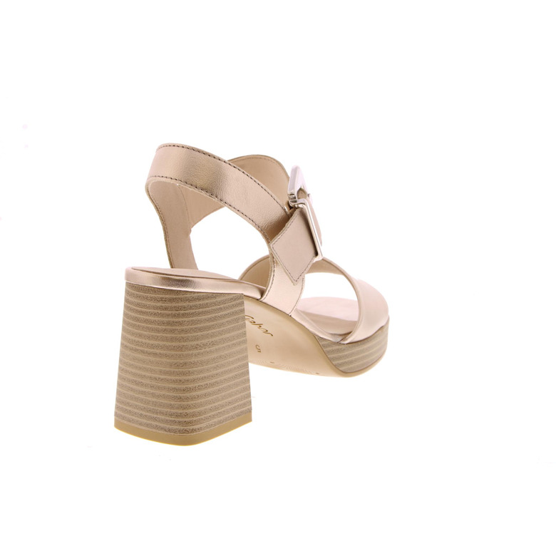 Gabor sandalen goud 4