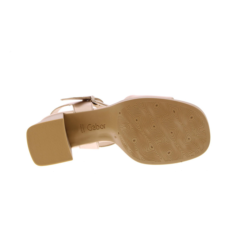 Gabor sandalen goud 5