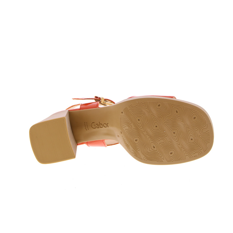 Gabor sandalen orange 5