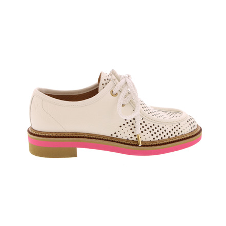 Pertini chaussures à lacets ecru