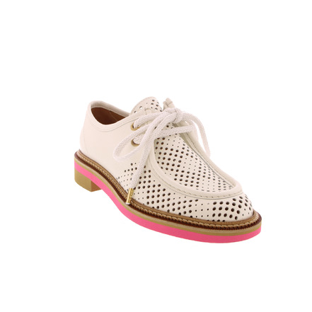 Pertini chaussures à lacets ecru