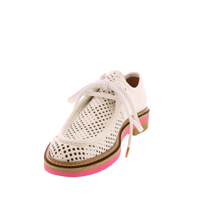 Pertini chaussures à lacets ecru 3
