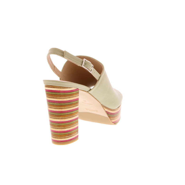 Zinda sandals green 4