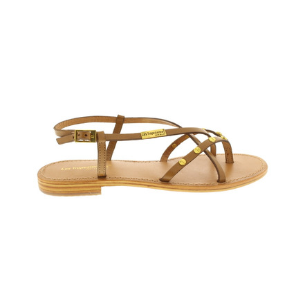 Les Tropeziennes sandales cognac