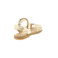 Clic sandalen gold 4