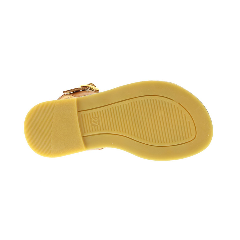 Rondinella sandales cognac 5