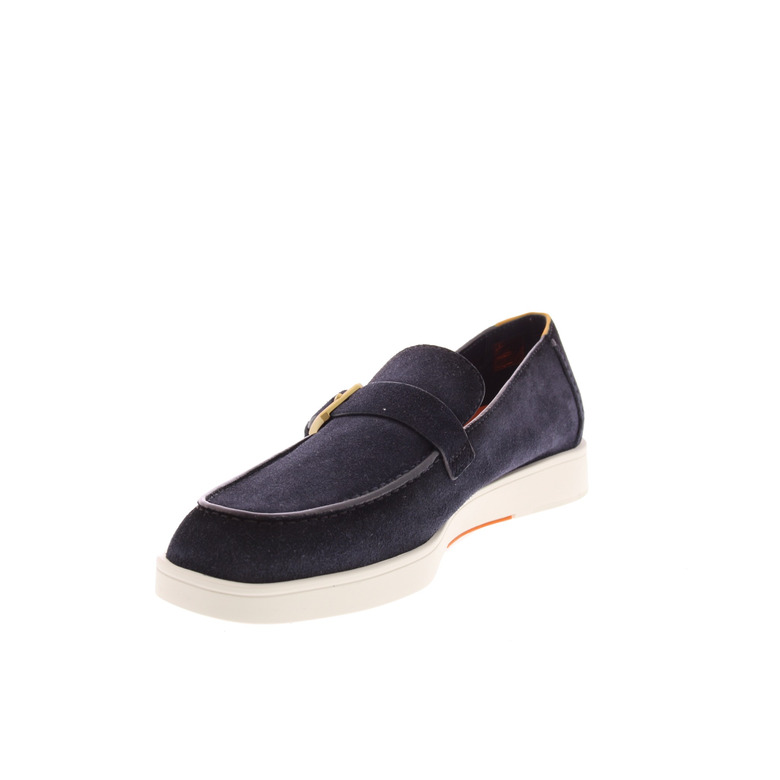 Santoni loafers blauw 3