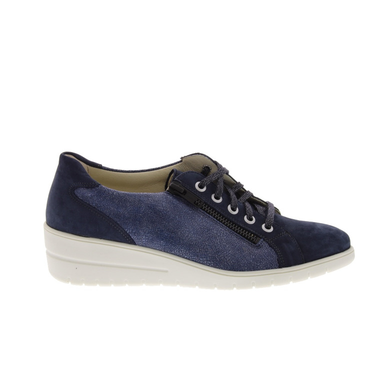 Solidus veterschoenen blauw