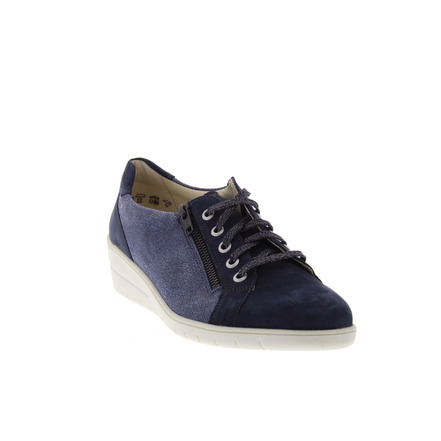 Solidus veterschoenen blauw