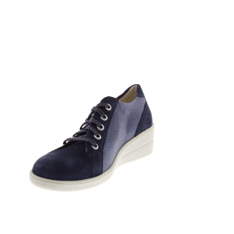 Solidus veterschoenen blauw 3
