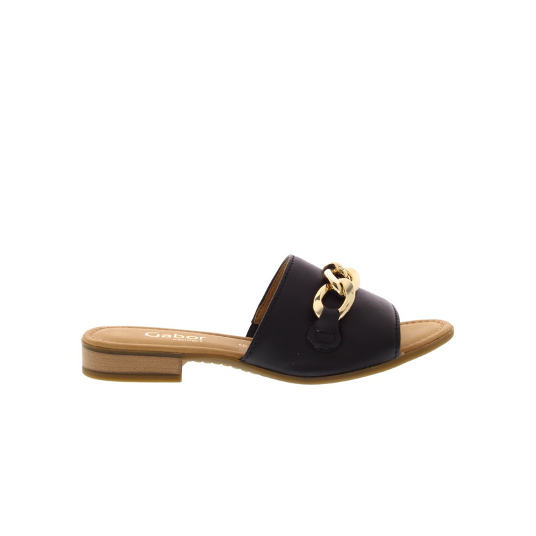 Gabor thong slippers black