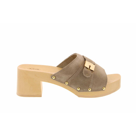 Scholl slippers taupe