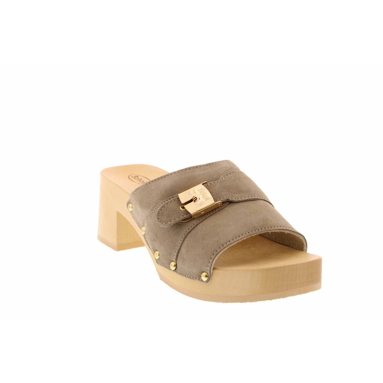 Scholl slippers taupe 2