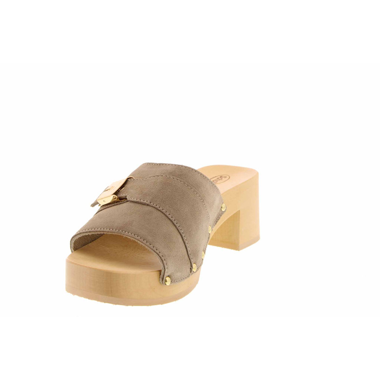 Scholl slippers taupe 3