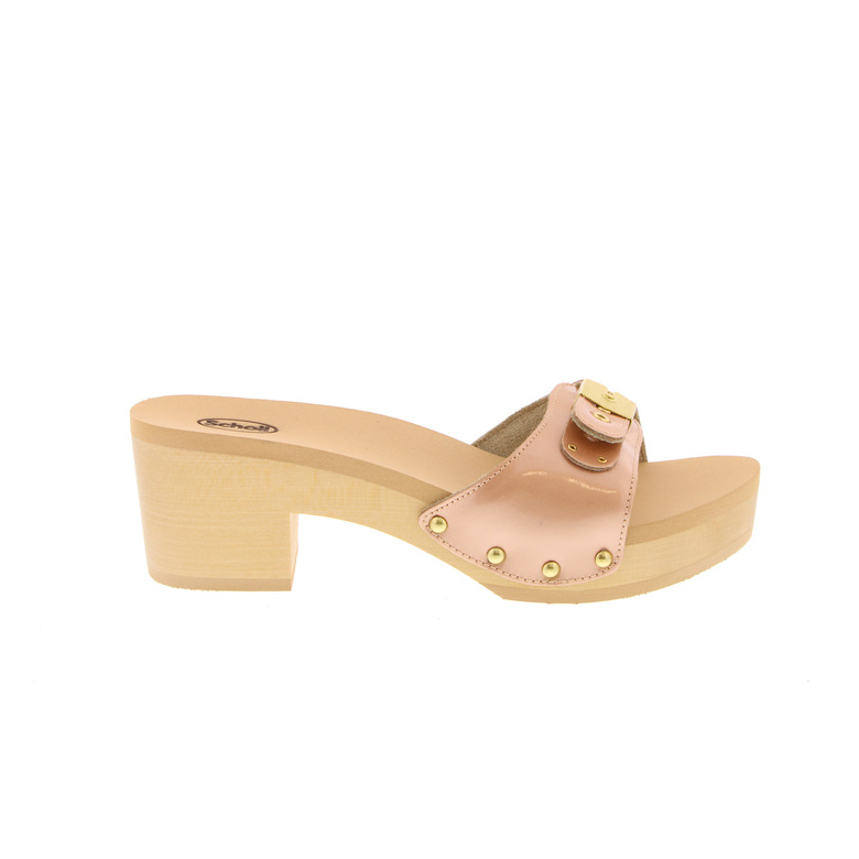 Scholl slippers rose gold