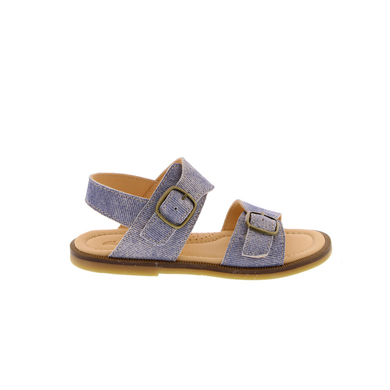 Ocra sandalen blauw