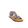 Ocra sandalen blauw 2