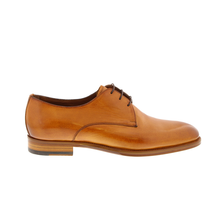 Flecs veterschoenen cognac 1