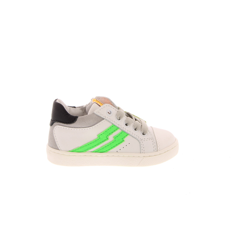 Poldino veterschoenen wit