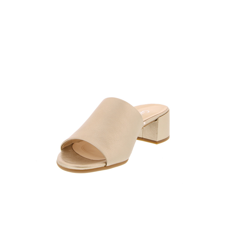 Gabor thong slippers gold 3