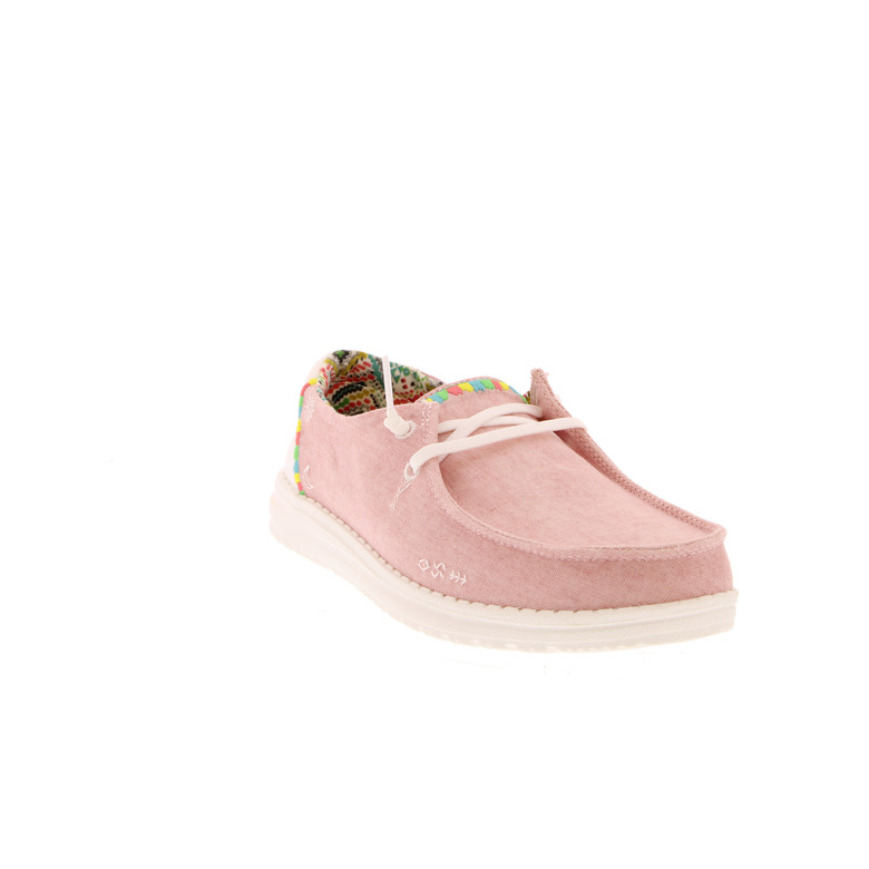 Hey Dude veterschoenen roze 2