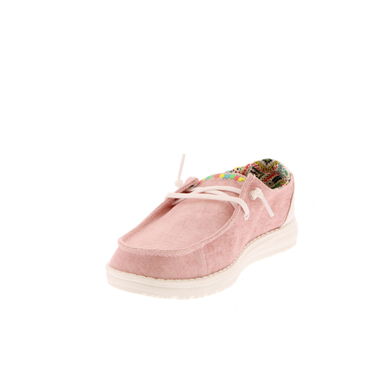 Hey Dude veterschoenen roze 3