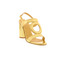 Atelier Content sandals gold 2