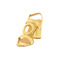 Atelier Content sandals gold 3