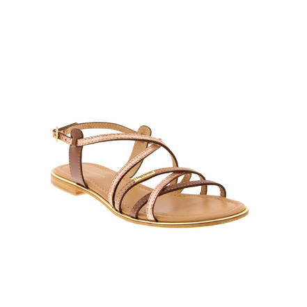Les Tropeziennes sandales cognac