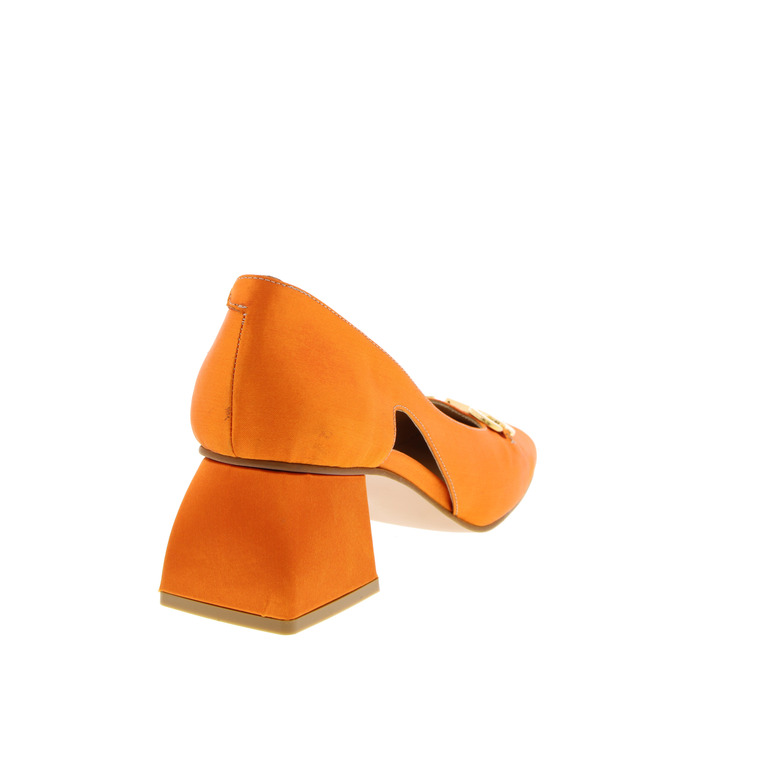 Pixy pumps oranje 4