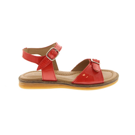 Clic sandalen rood