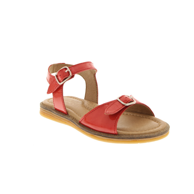 Clic sandalen rood 2