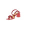 Halmanera sandals red 3