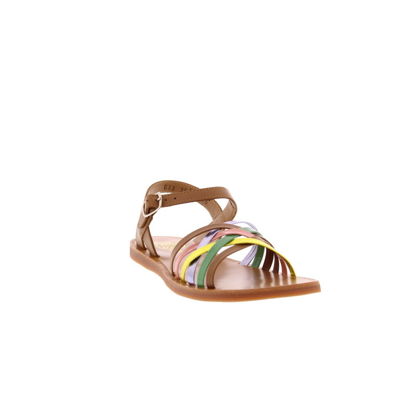 Pom D'api sandales cognac 2