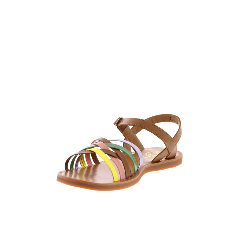 Pom D'api sandales cognac 3