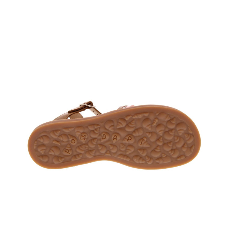 Pom D'api sandales cognac 5