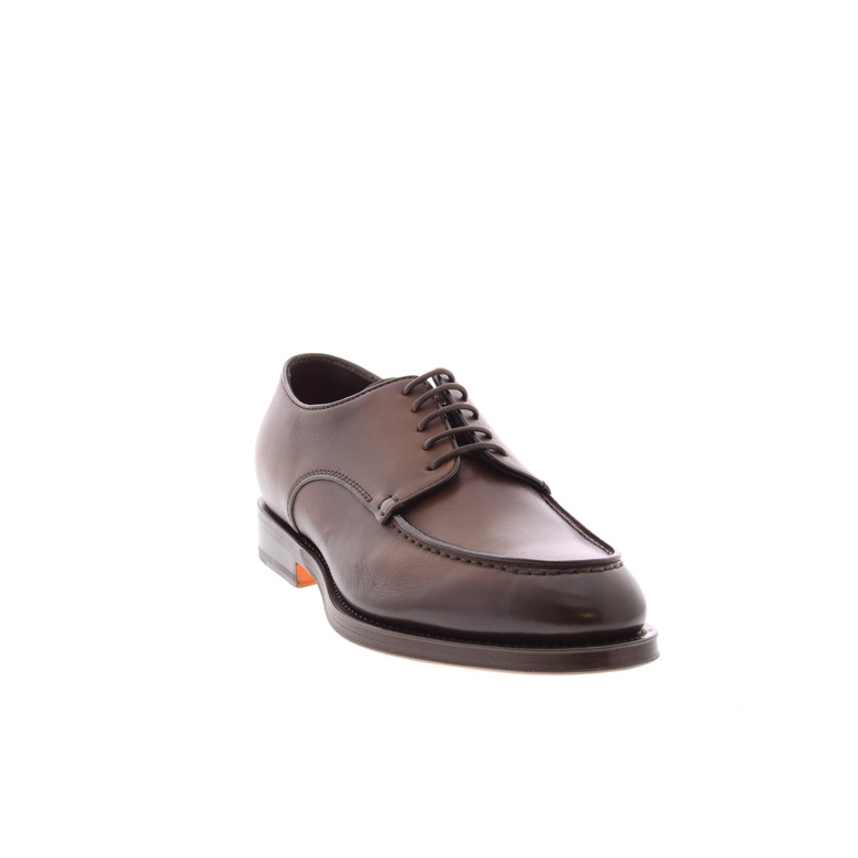 Santoni schnürschuhe braun 2