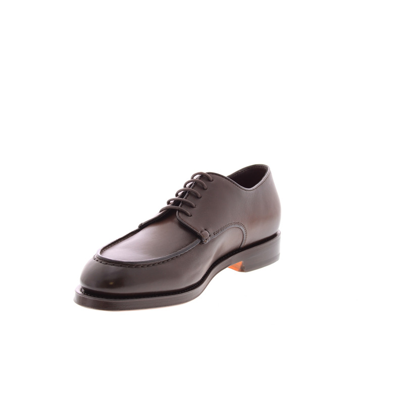 Santoni schnürschuhe braun 3