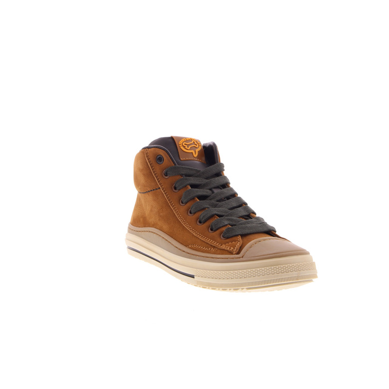 Stones And Bones hoge schoenen cognac 2
