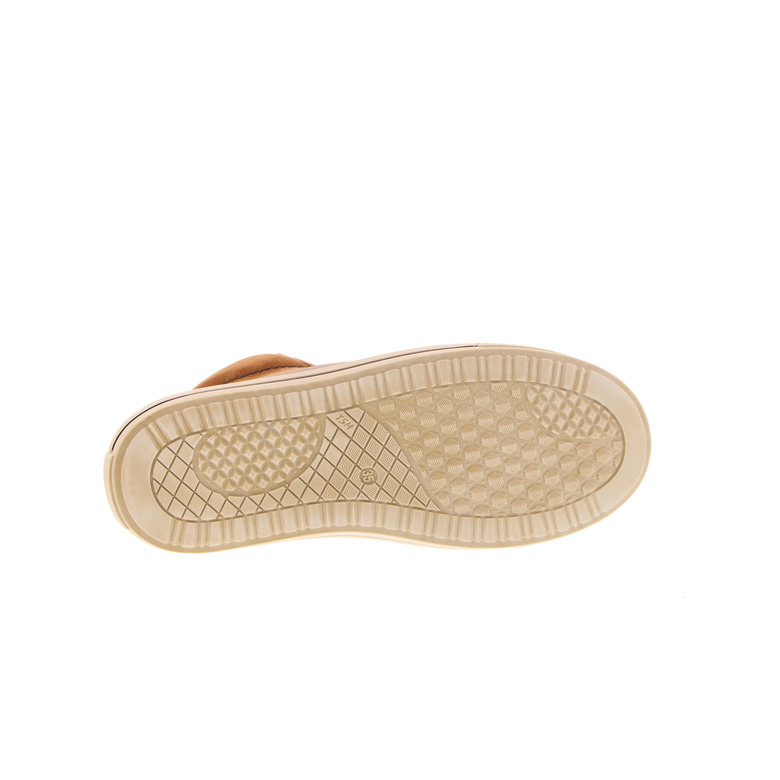 Stones And Bones hoge schoenen cognac 5