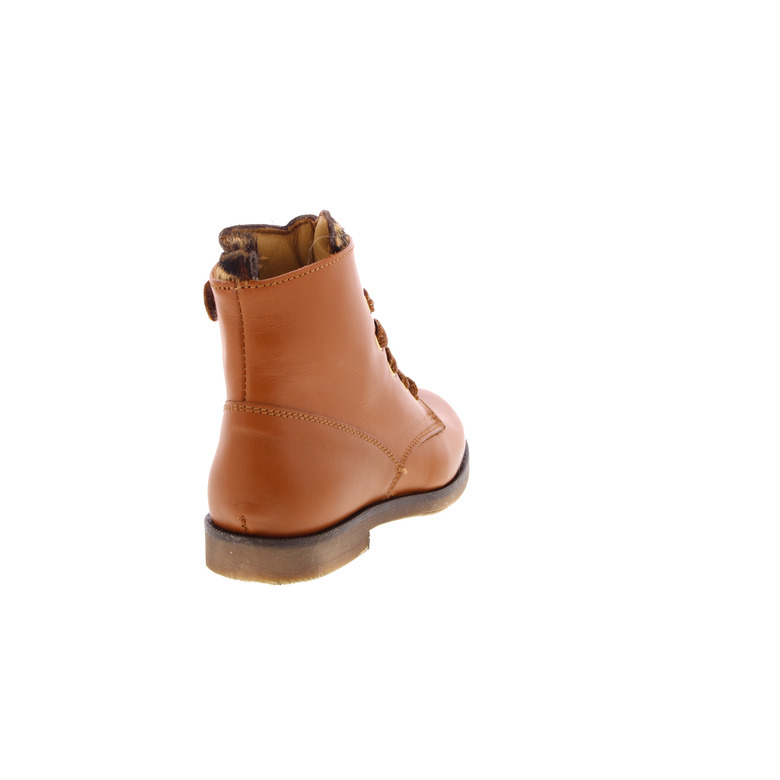 Stones And Bones hoge schoenen cognac 4