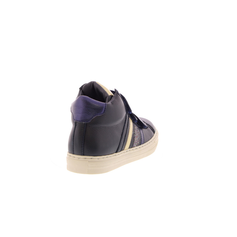 Little David chaussures hautes bleu 4