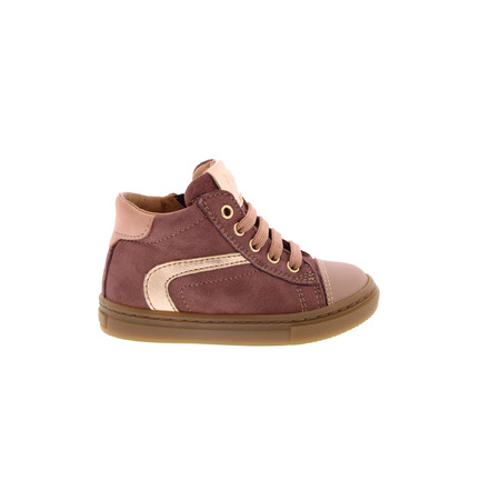 Fr chaussures à lacets rose