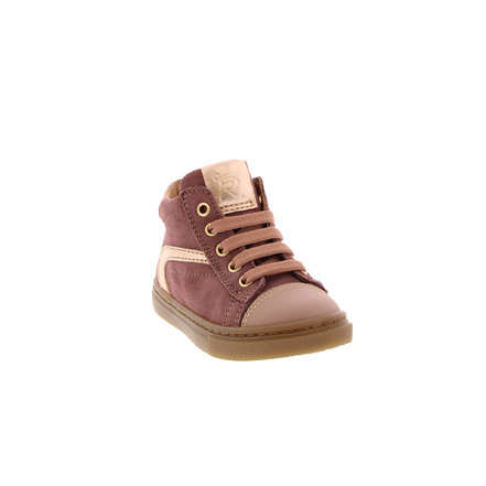 Fr chaussures à lacets rose