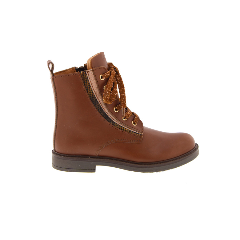 Fr hoge schoenen cognac